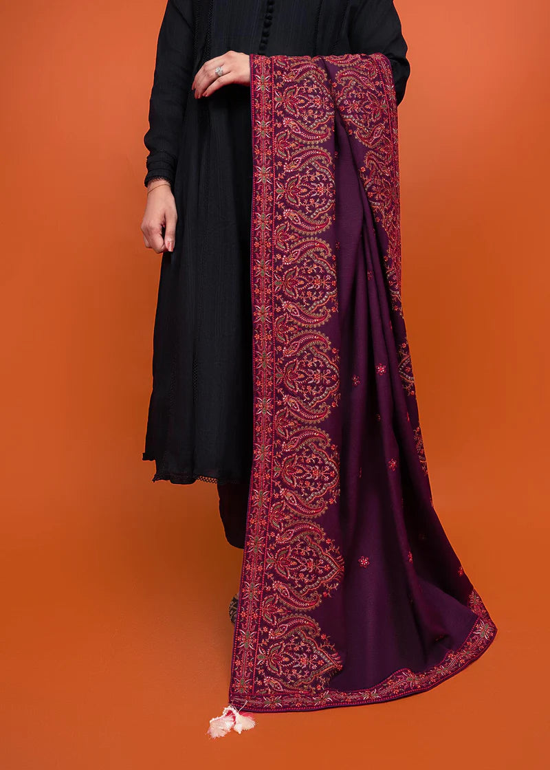 Punkh - embroidered karandi shawl