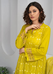 Marigold-3Pc Embroidered