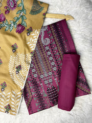 Printed lawn 3pc