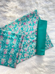 Printed Lawn 3pc - Teal