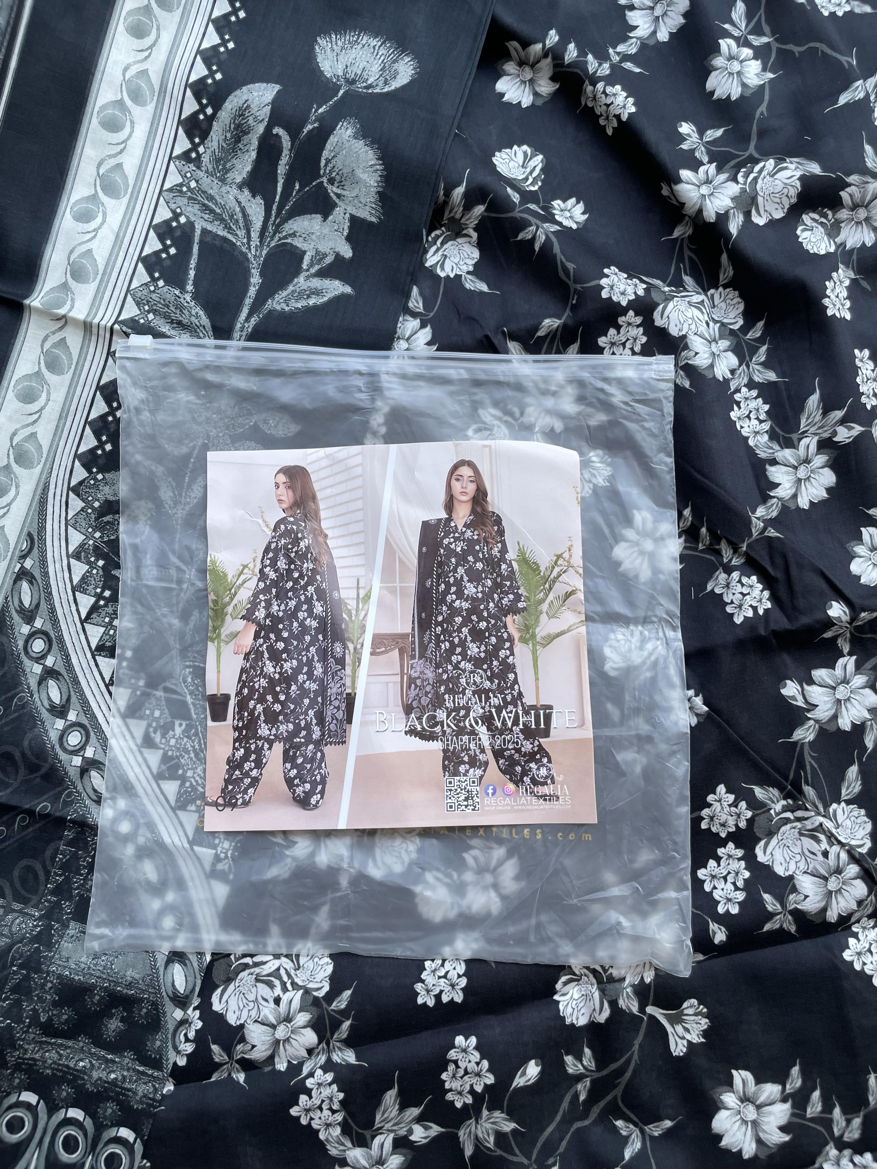 All over printed lawn 3pc