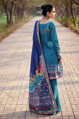 Umang by Motifz - Print Embroidered lawn 3pc