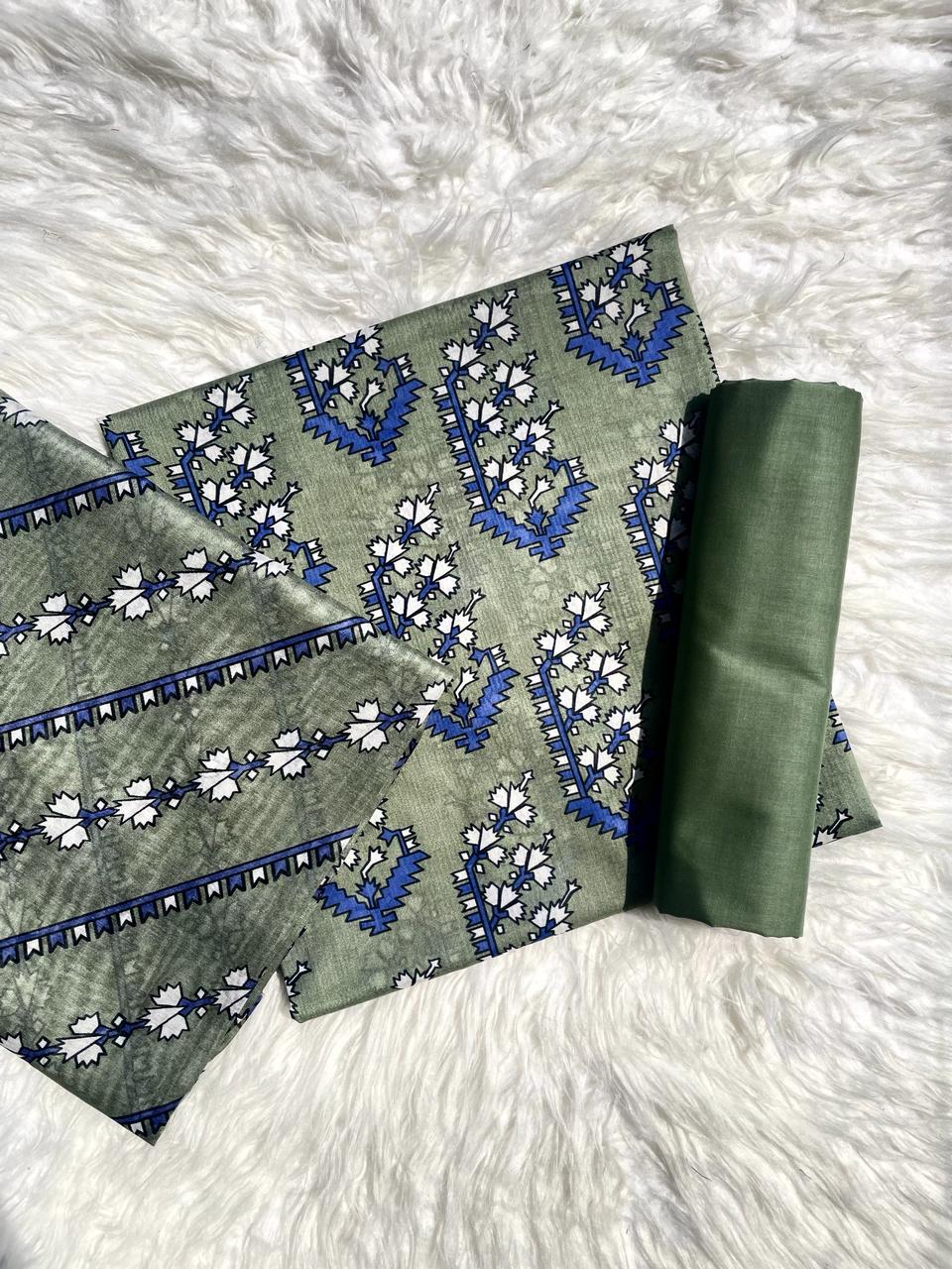 Khaadi printed lawn 3pc