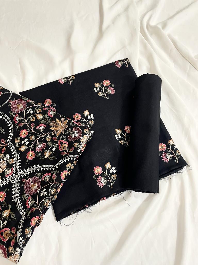 Premium karandi embroidered 3pc