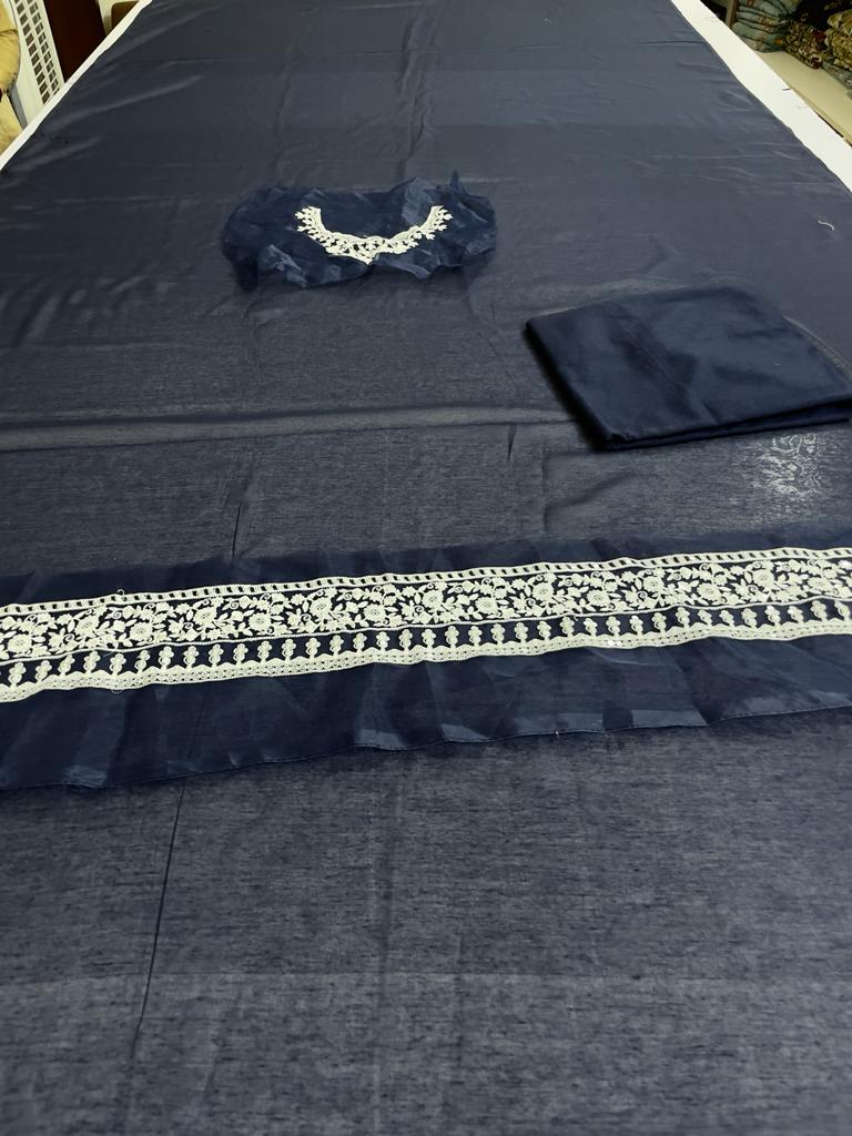 Kayseria basic embroidered swiss lawn 2pc