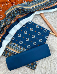 Printed lawn 3pc