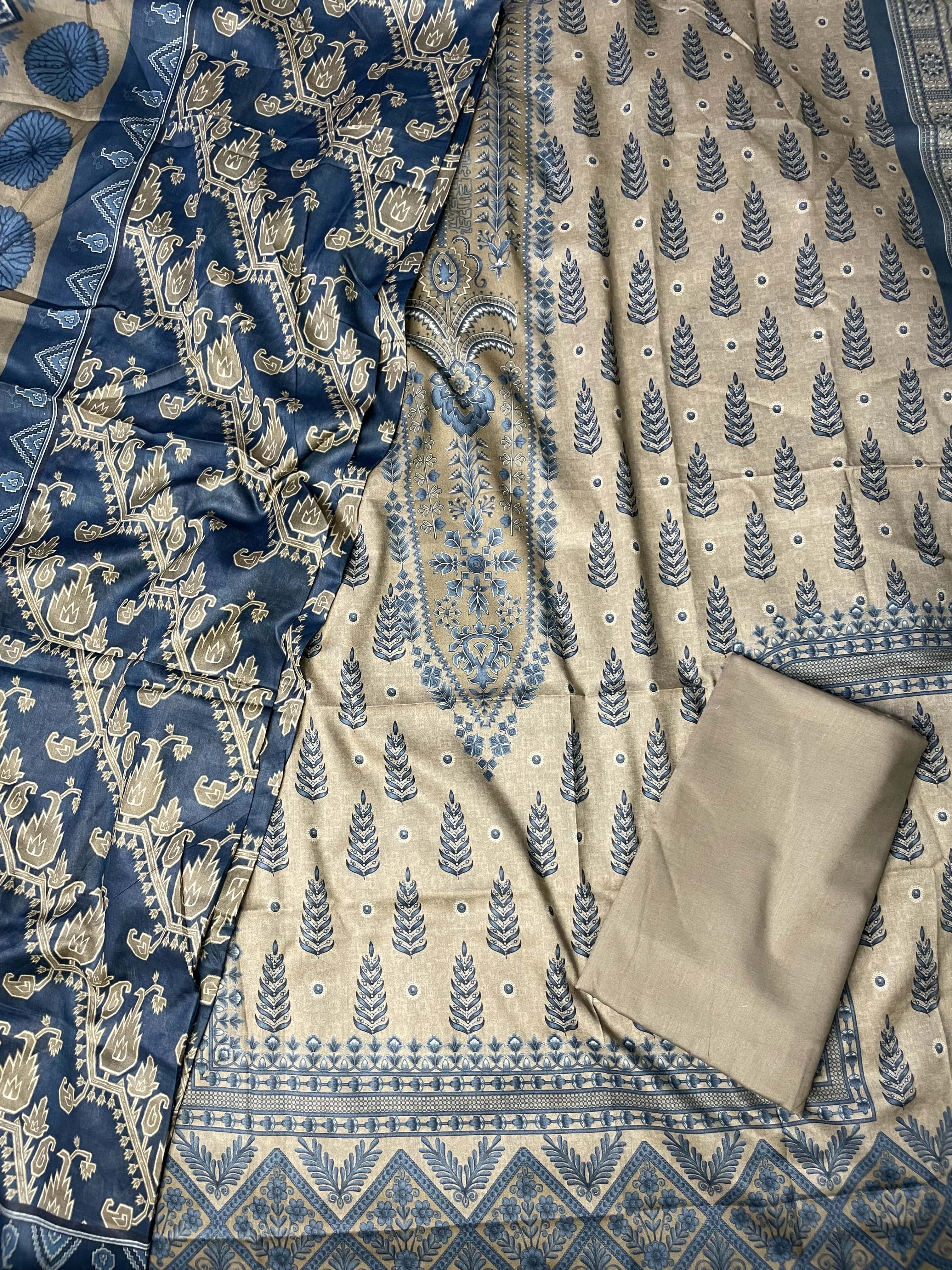 Printed lawn 3pc