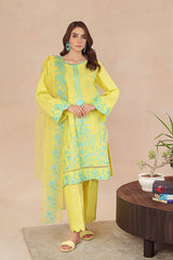 Fidan-3Pc Embroidered