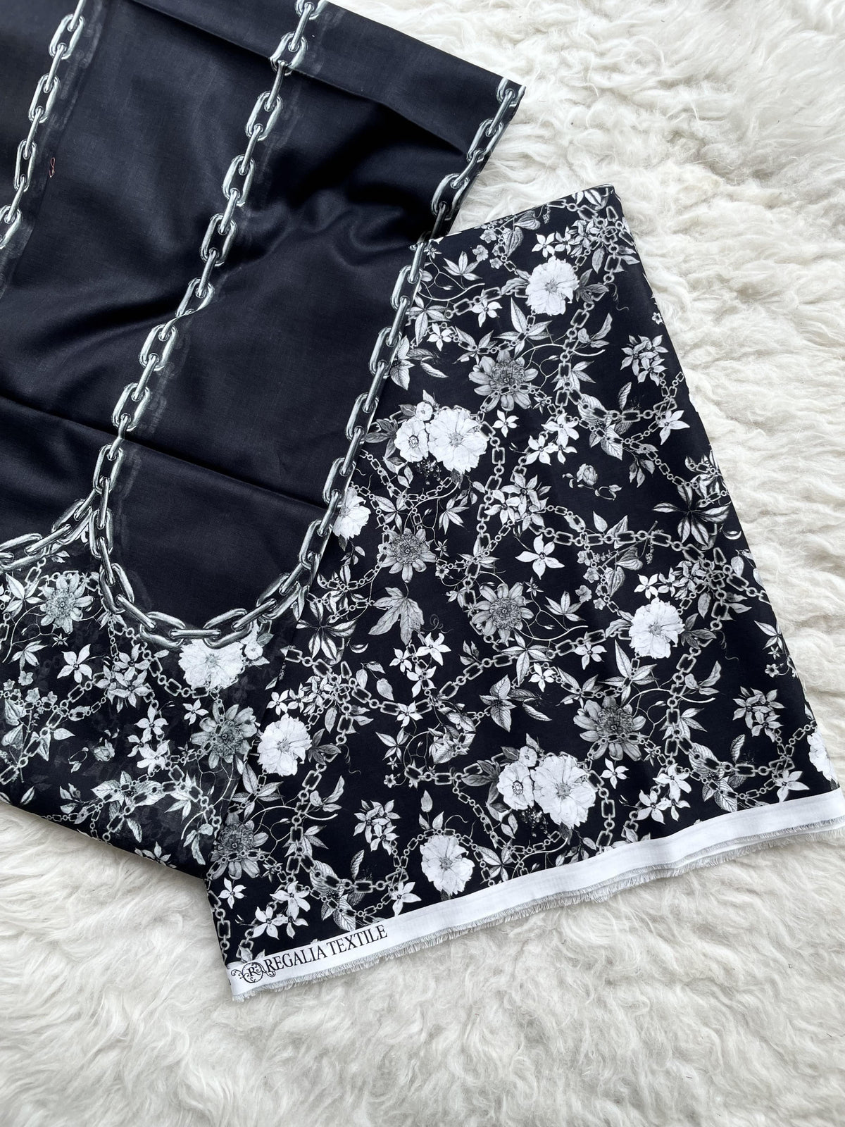 All over printed lawn 3pc