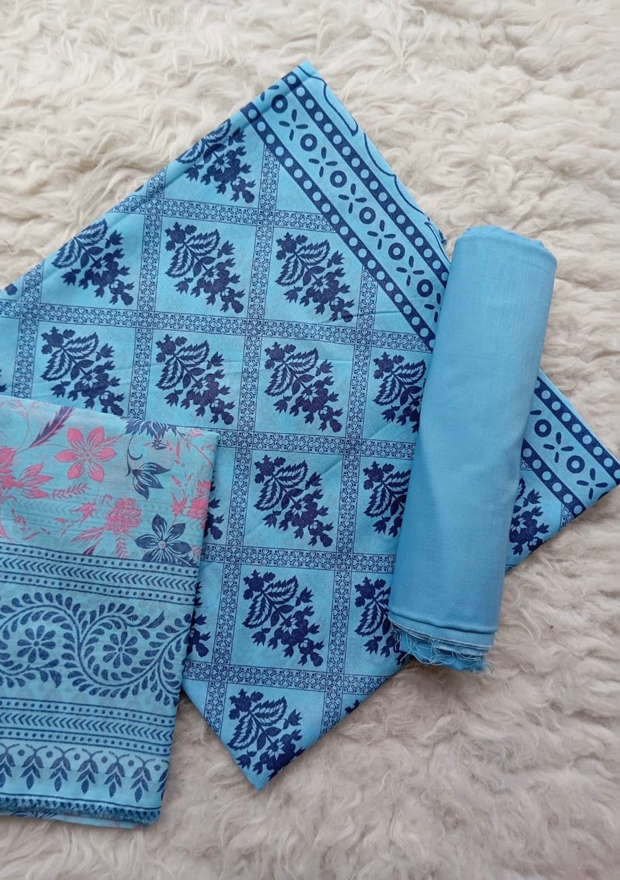 Printed lawn 3pc