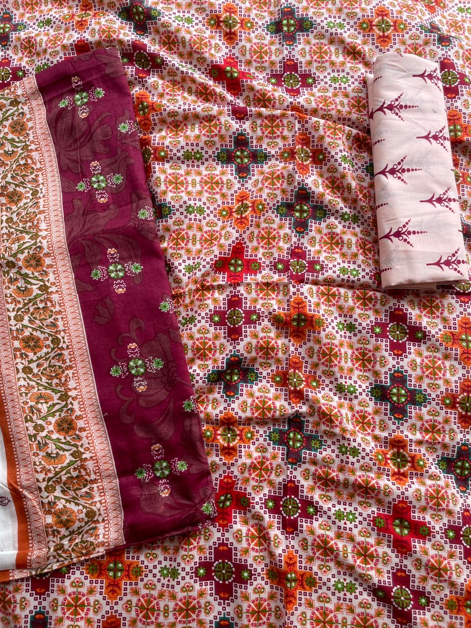 Printed lawn 3pc