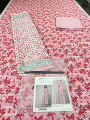 Printed Lawn 3pc - Pink