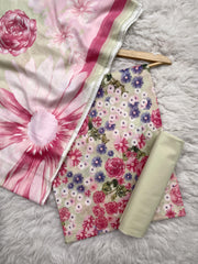 Printed lawn 3pc