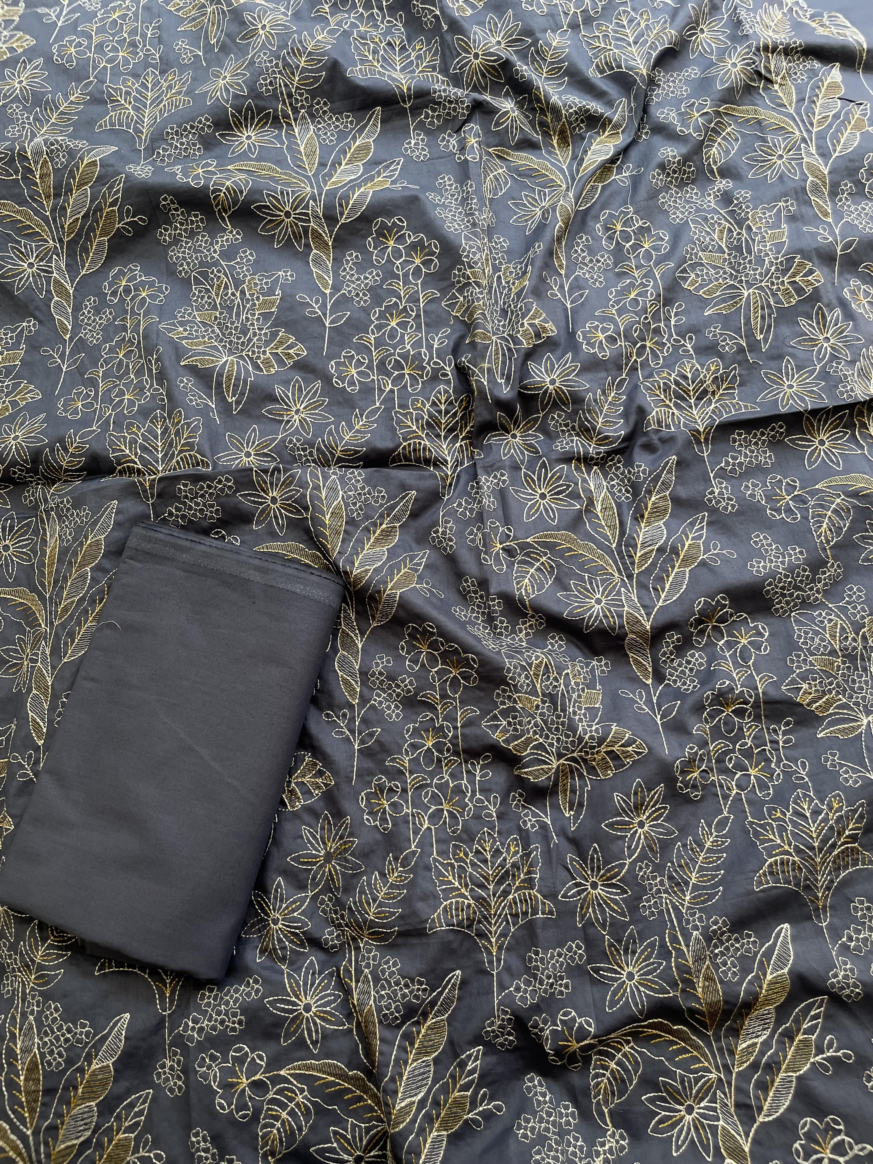 Premium Embroidered Lawn 2pc