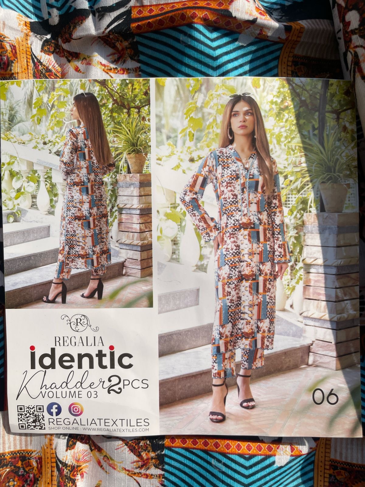 Printed khaddar 2pc