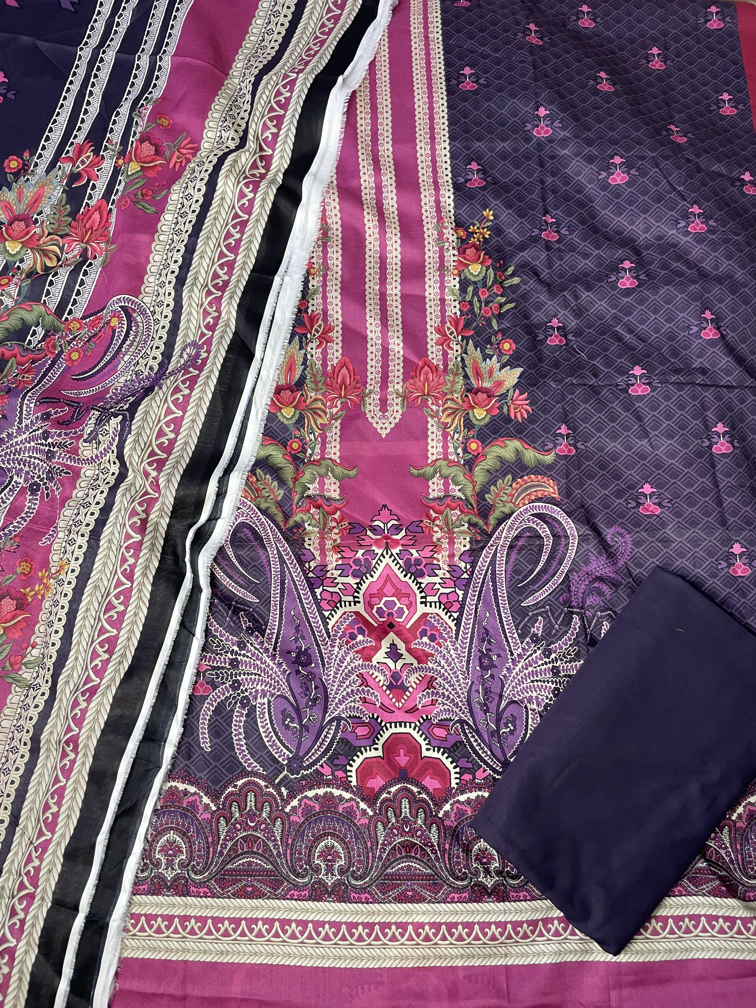 Printed lawn 3pc