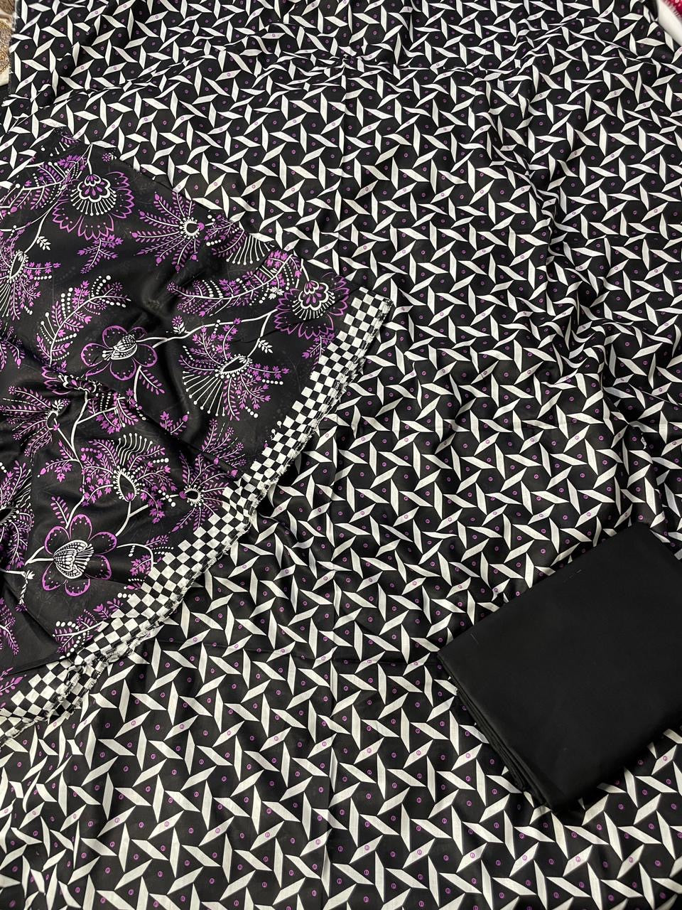 Printed lawn 3pc