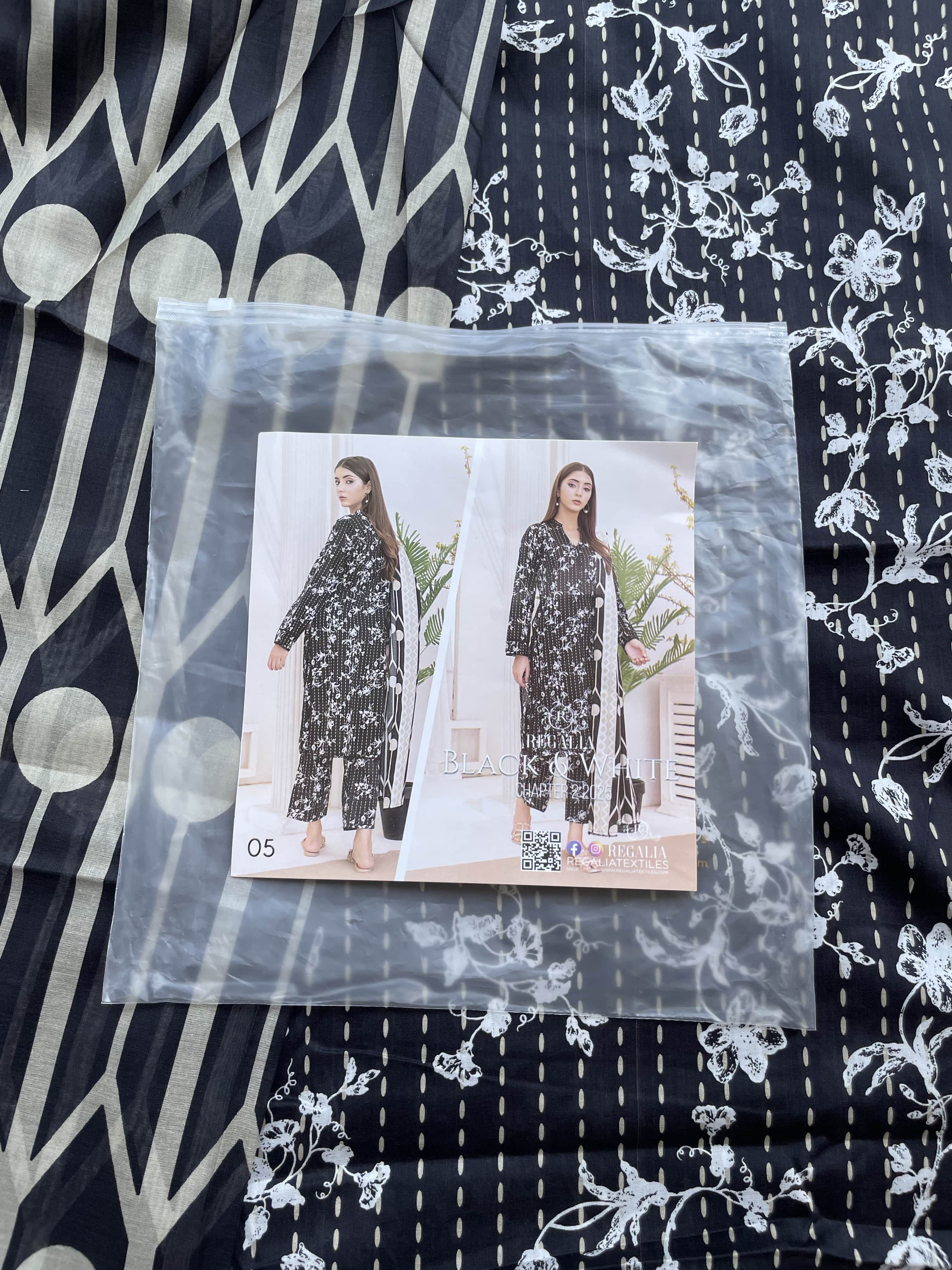All over printed lawn 3pc