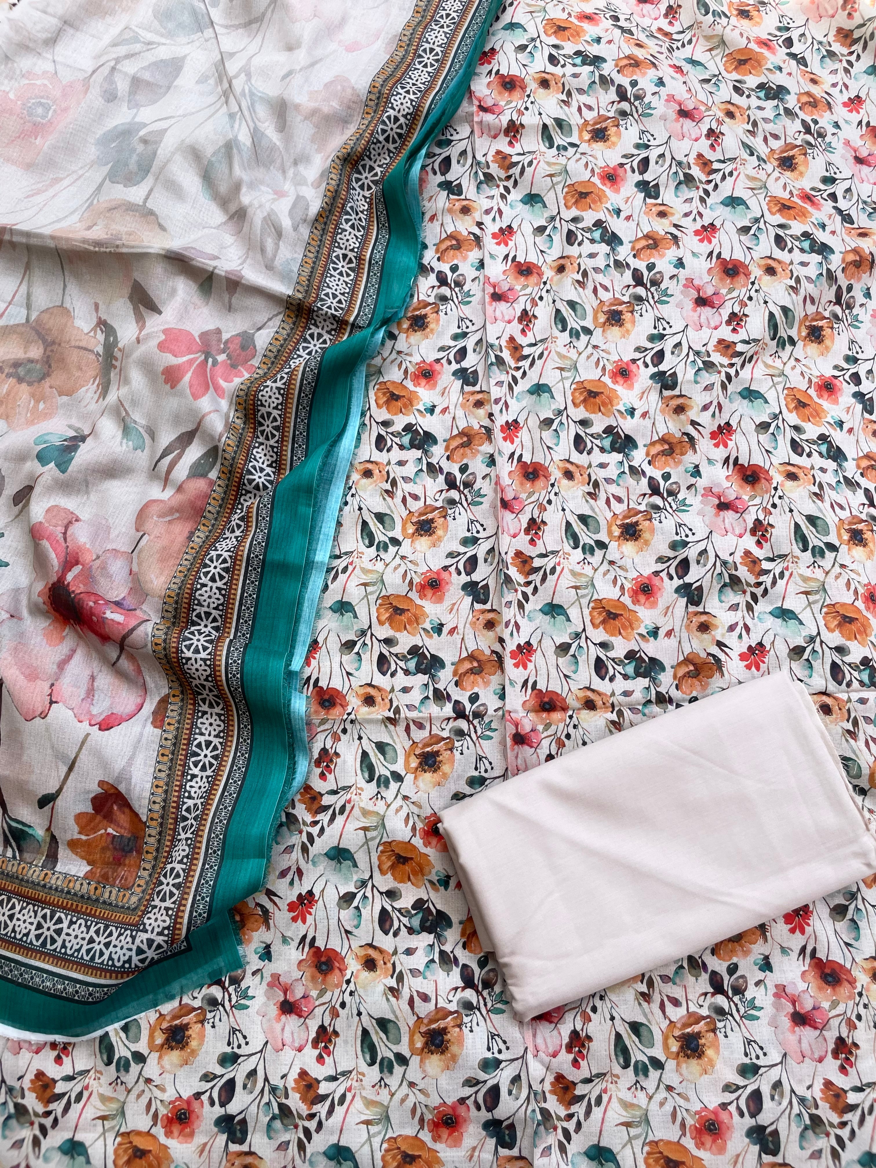 Printed lawn 3pc