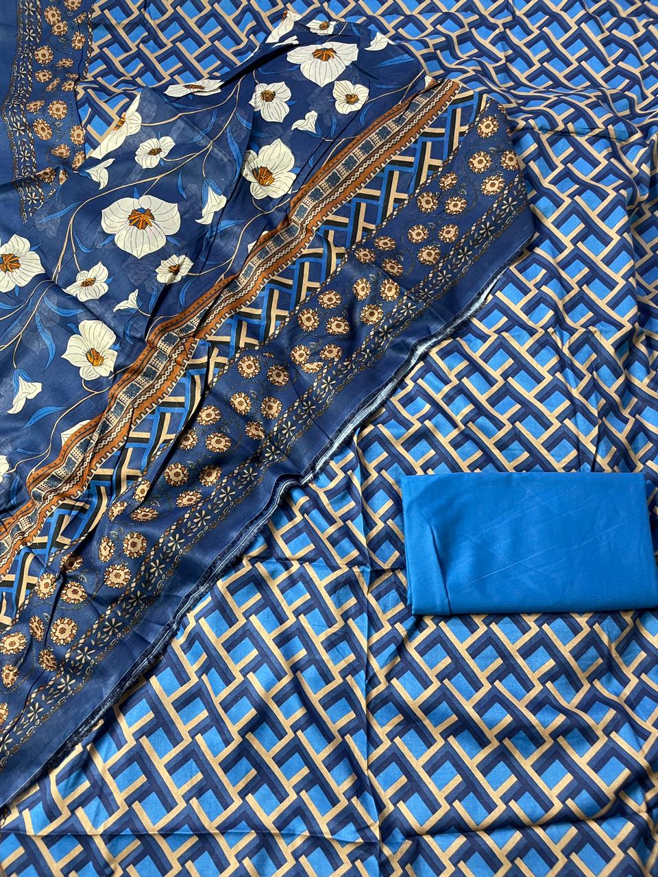 Printed lawn 3pc