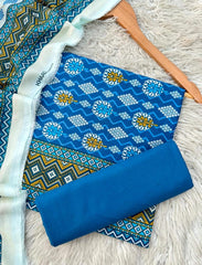 Printed lawn 3pc