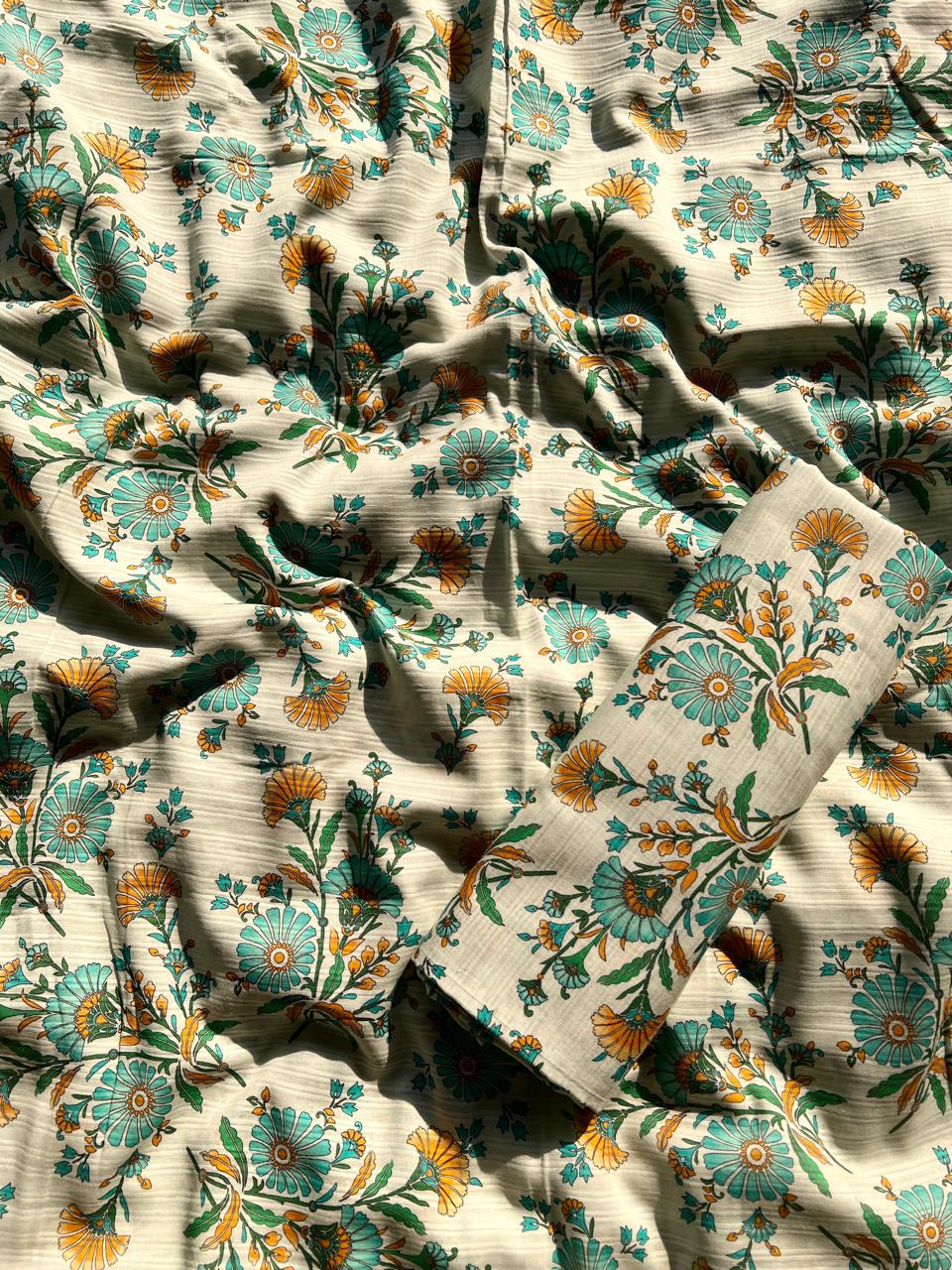 Doria Lawn all over printed 2pc