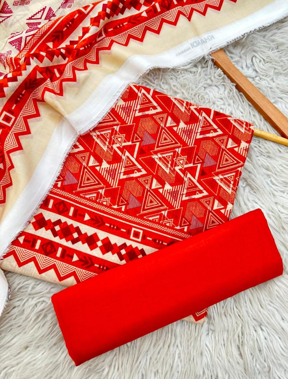 Printed Lawn 3Pc