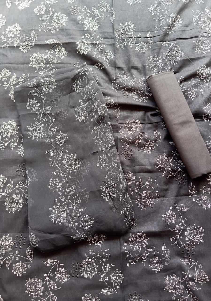 Chikankari Printed Lawn 3pc
