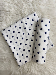 Polka dots printed linen 2pc