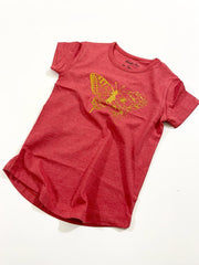 Uncle Sam Kids RED BUTTERFLY TEE SHIRT