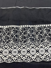 Cross Stitch embroidered kataan silk 2PC